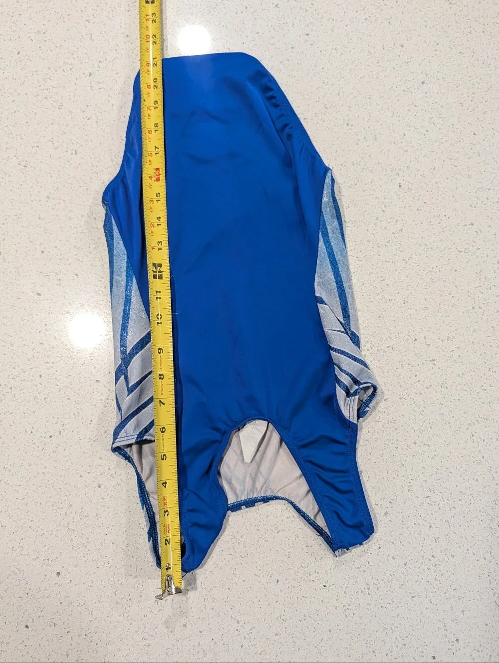 NASTIA LIUKIN Olympic GK Elite Gymnastics Dance Leotard CM Medium mystique Blue